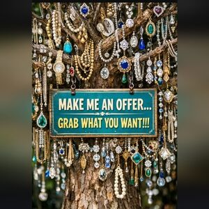 Elegant Gold and Silver Jewelry Set